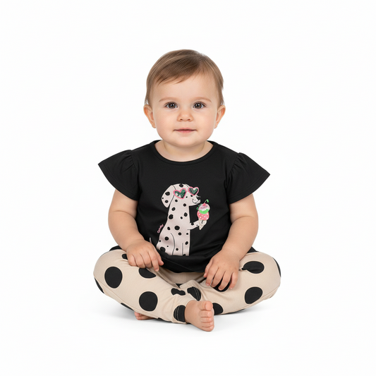 Set conjunto negro perrito niña Quimby 34583-008910
