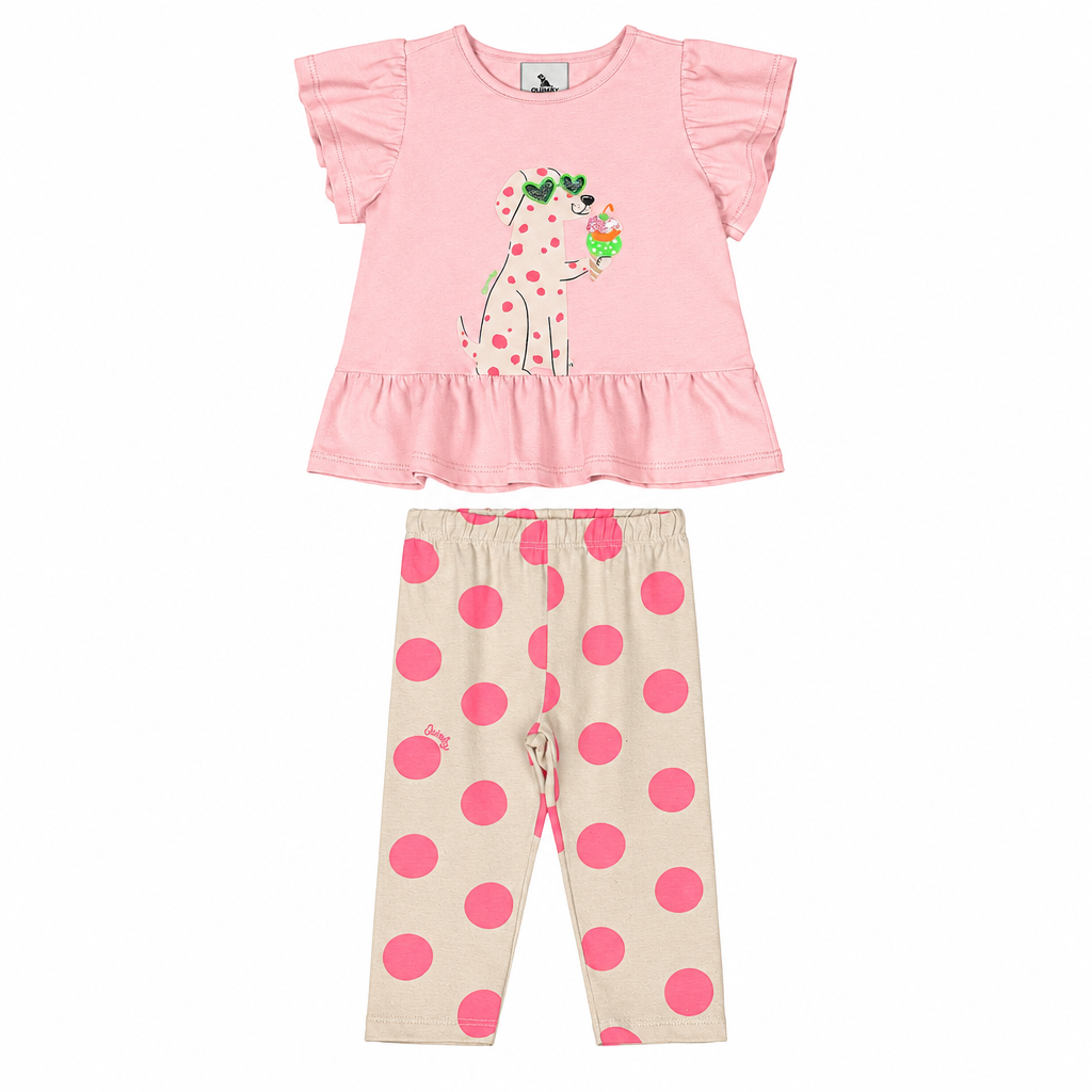 Set conjunto rosado niña Quimby 34583-131906