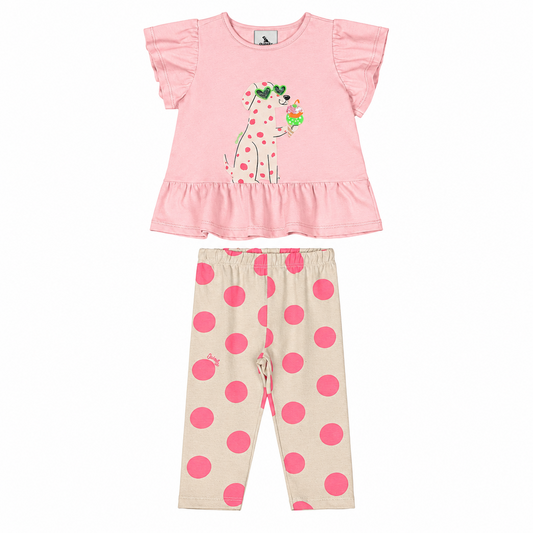 Set conjunto rosado niña Quimby 34583-131906