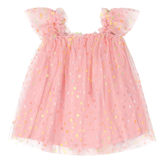 Vestido rosado gala niña Quimby 34588-131906