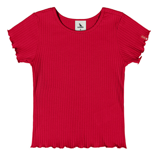 Camisa blusa roja niña Quimby 34593-191763