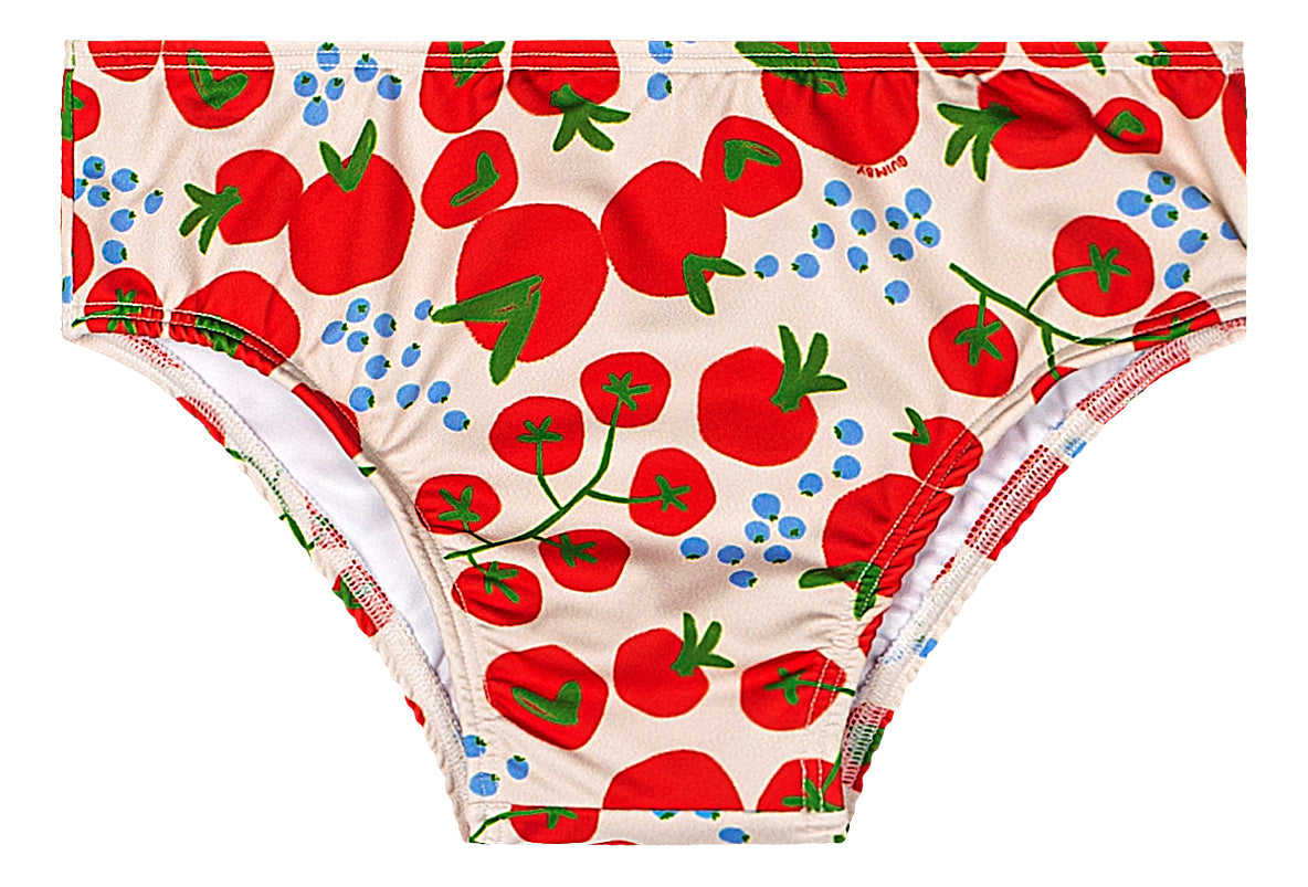 Set traje de baño 2 piezas cereza rojo Quimby niña 34599-SB0512
