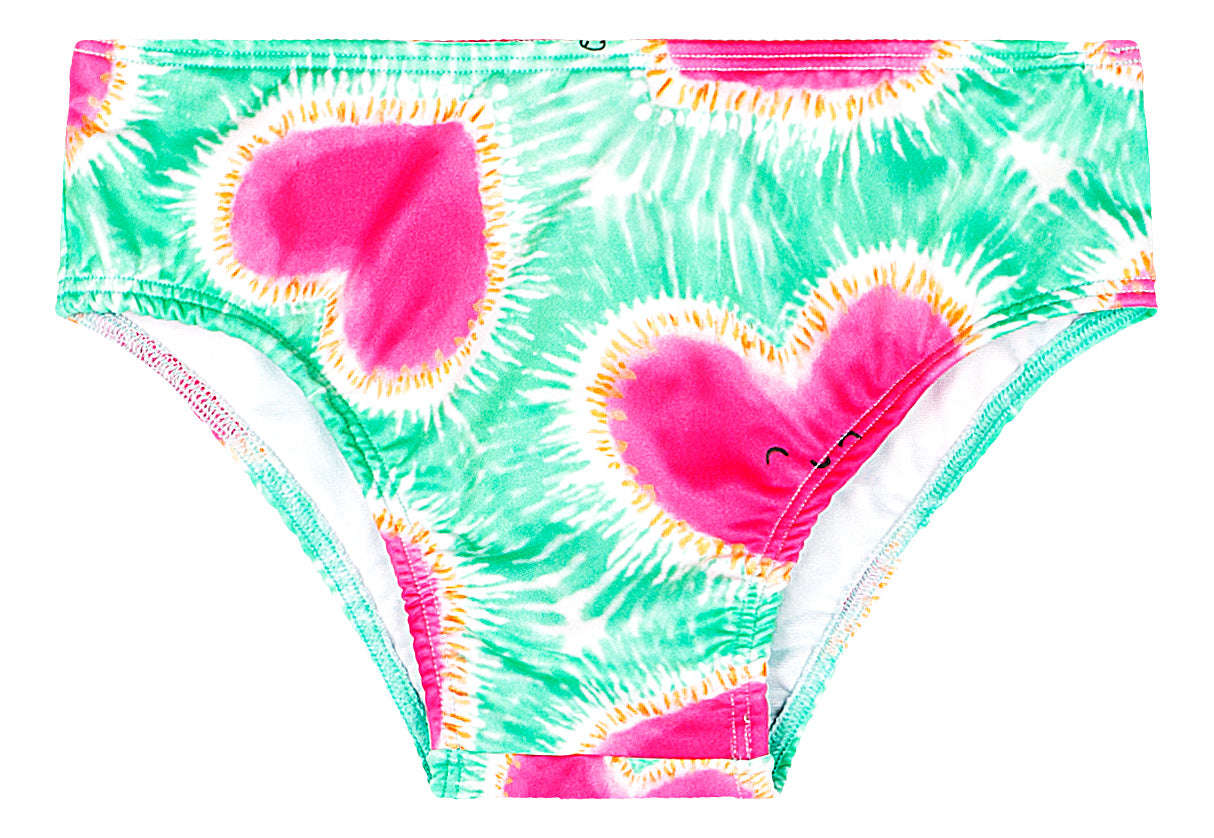 Set traje de 2 piezas baño corazon niña  Quimby  34602-SB0513