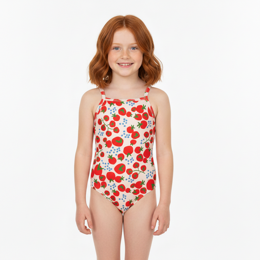 Traje de baño rojo Quimby niña 34604-SB0512