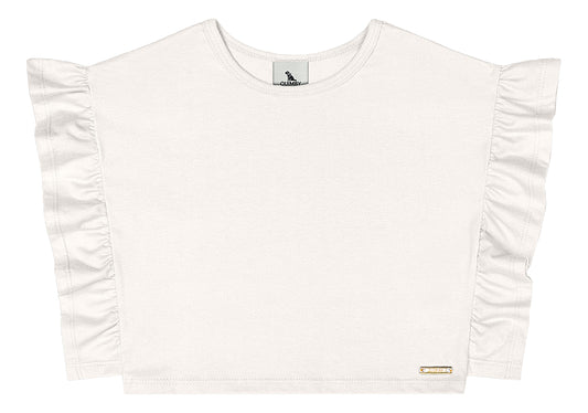 Camisa blusa blanca niña Quimby 34617-000106
