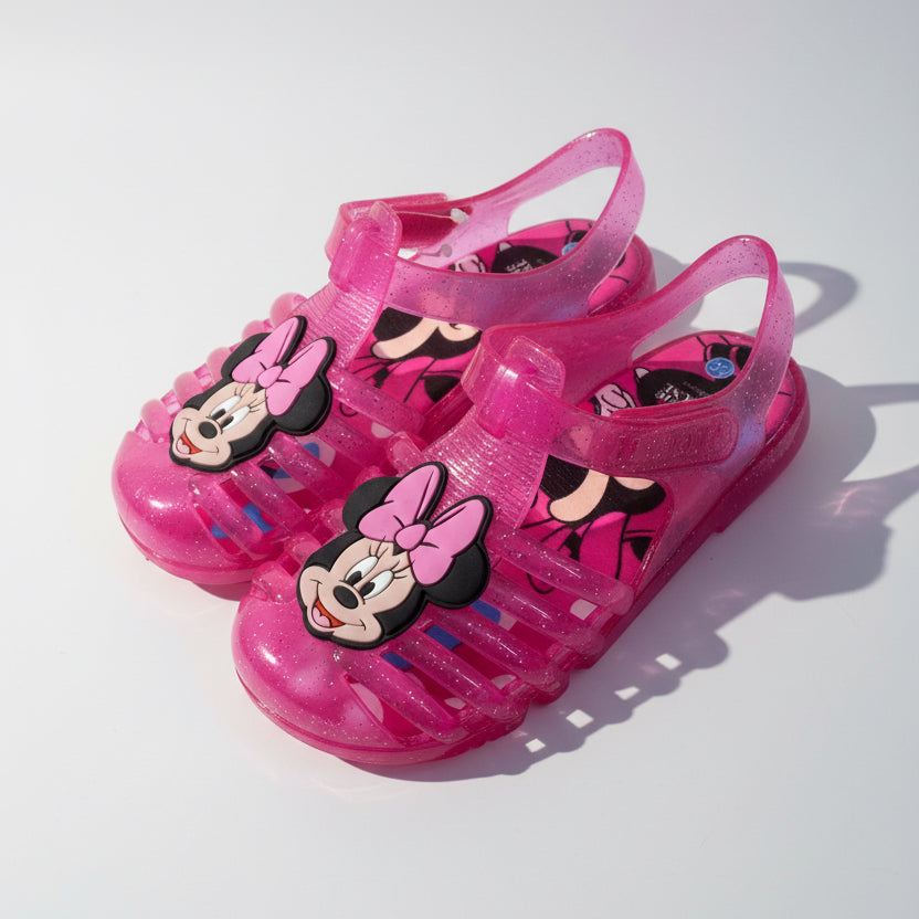 Sandalias jelly rosadas bebe niña Minnie D8-MI-Z160D 390345