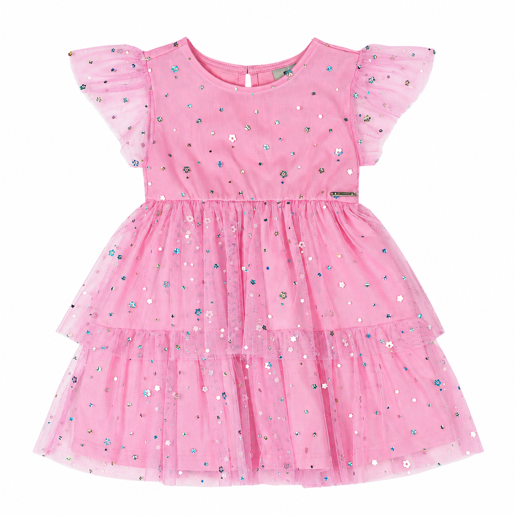 Vestido rosado gala tutu bebe niña Quimby  PROMO 34659-142311