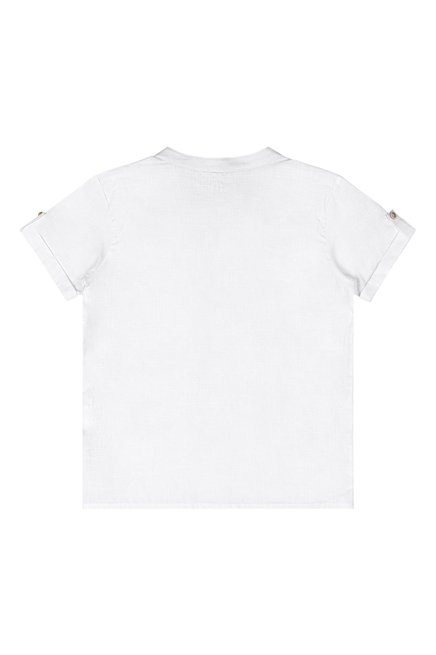 Camisa blanca niño henley Quimby 34715-000101