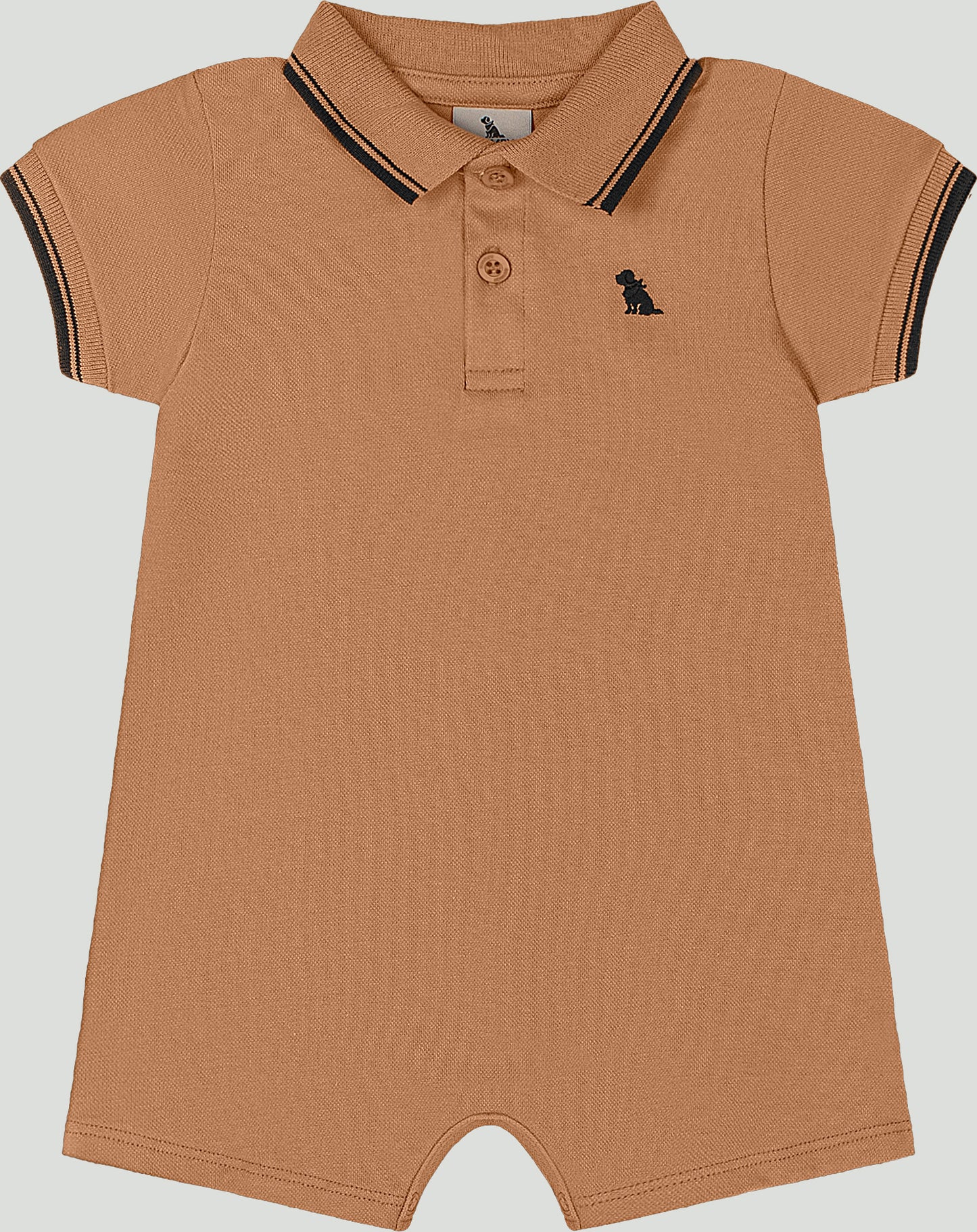 Mameluco overall cafe bebe niño Quimby 34971-151425
