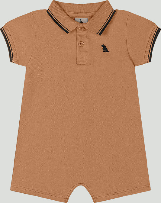 Mameluco overall cafe bebe niño Quimby 34971-151425