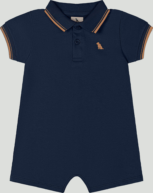 Mameluco overall azul oscuro bebe niño Quimby 34971-193921
