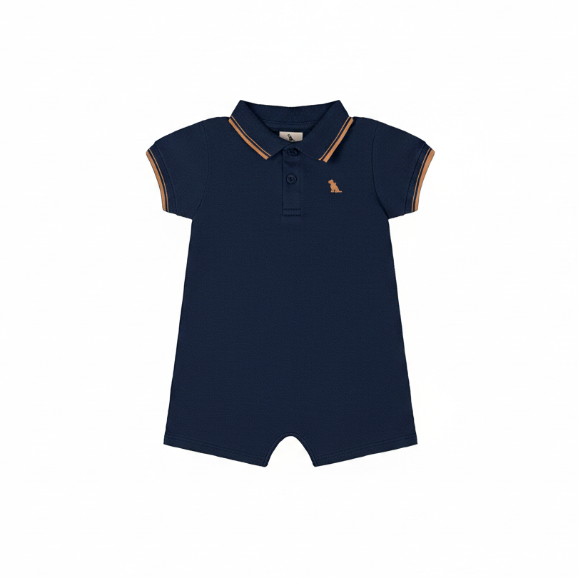 Mameluco overall azul oscuro bebe niño Quimby 34971-193921