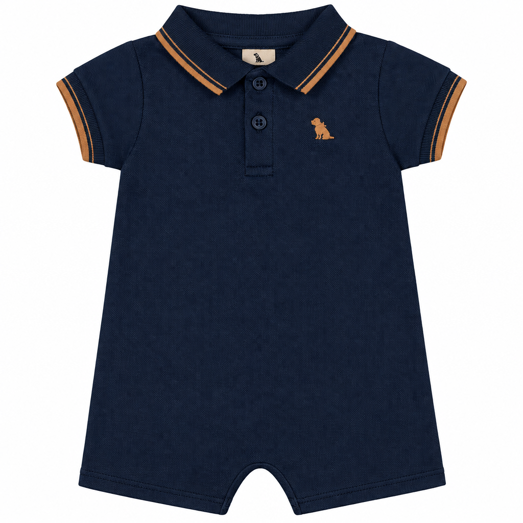 Mameluco overall azul oscuro bebe niño Quimby 34971-193921