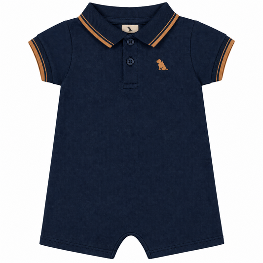 Mameluco overall azul oscuro bebe niño Quimby 34971-193921