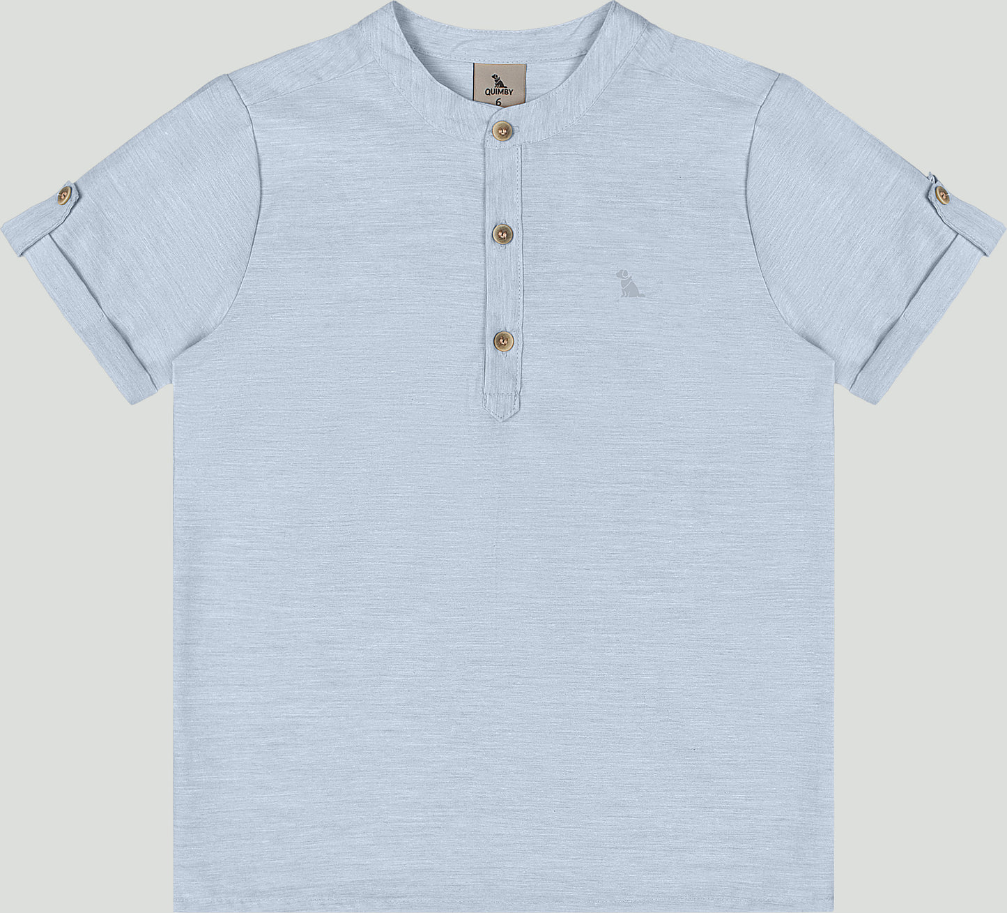 Camisa henley azul celeste niño Quimby 35005-134110