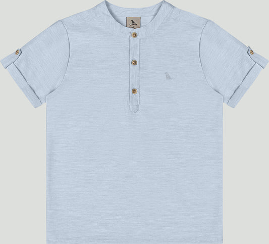 Camisa henley azul celeste niño Quimby 35005-134110