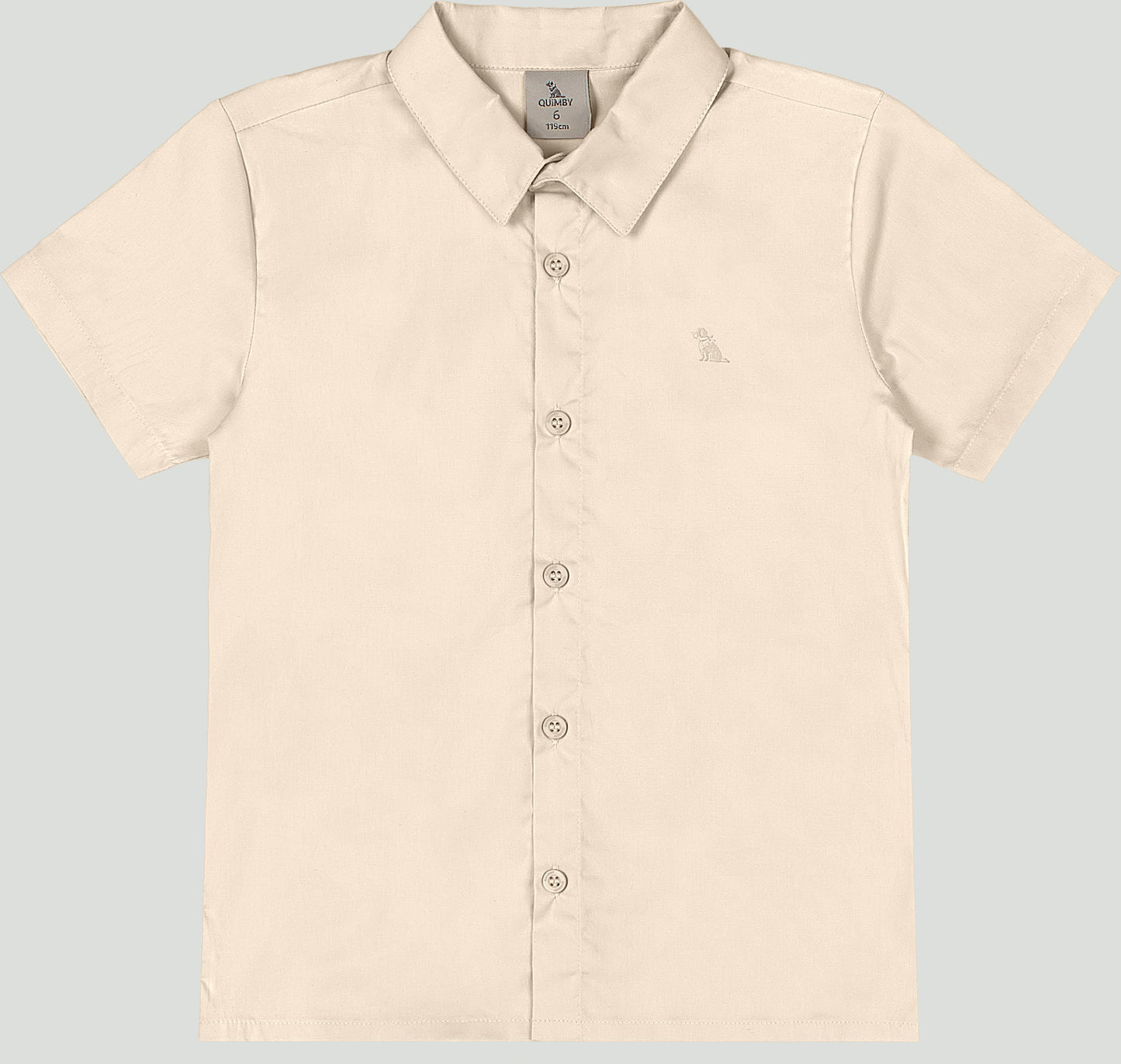 Camisa formal beige niño Quimby 35006-120304