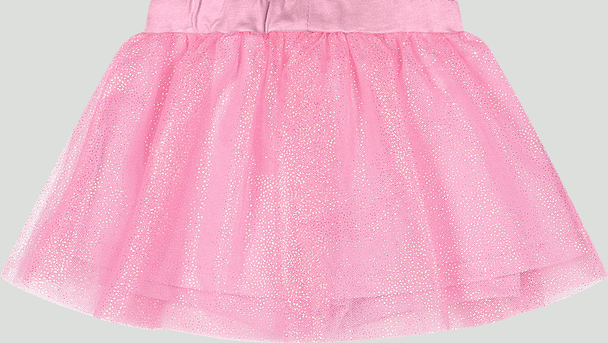 Set conjunto camisa blanca chongo coquette falda tutu rosada niña Quimby 35039-000101