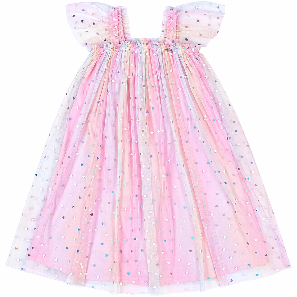 Vestido rosado tutu niña Quimby 35064-112511 gala