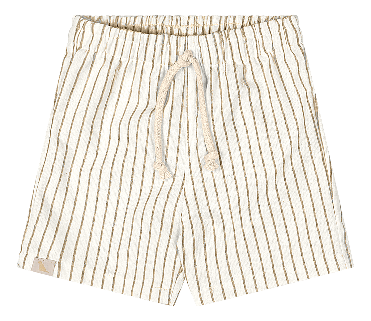 Set conjunto camisa blanca short rayas beige bebe niño Quimby 35134-000106
