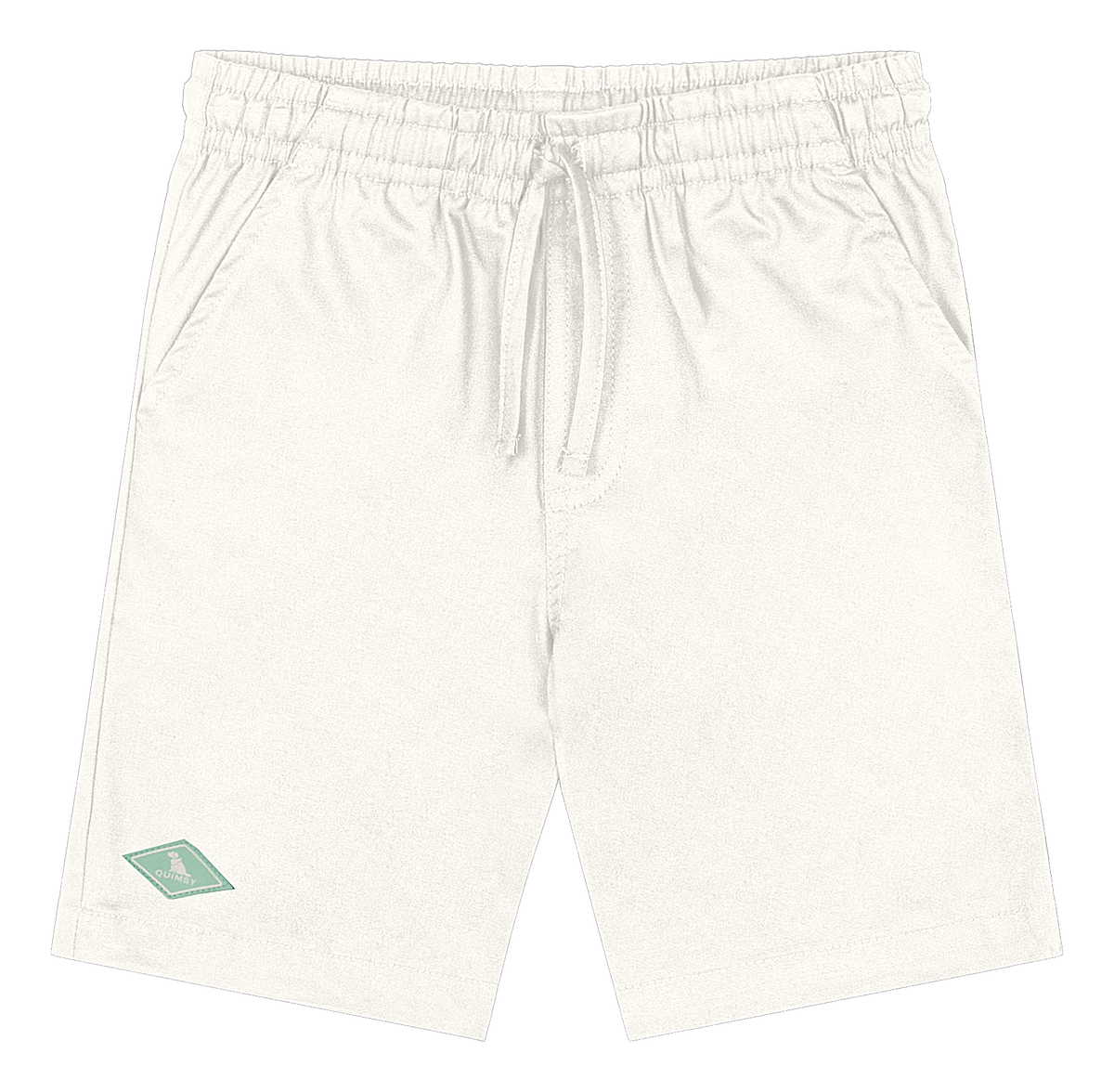 Set conjunto camisa verde short blanco niño Quimby 35156-145707
