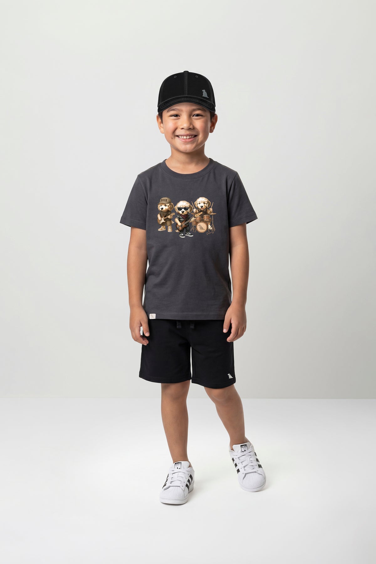 Camisa negra niño Quimby 35167-194104