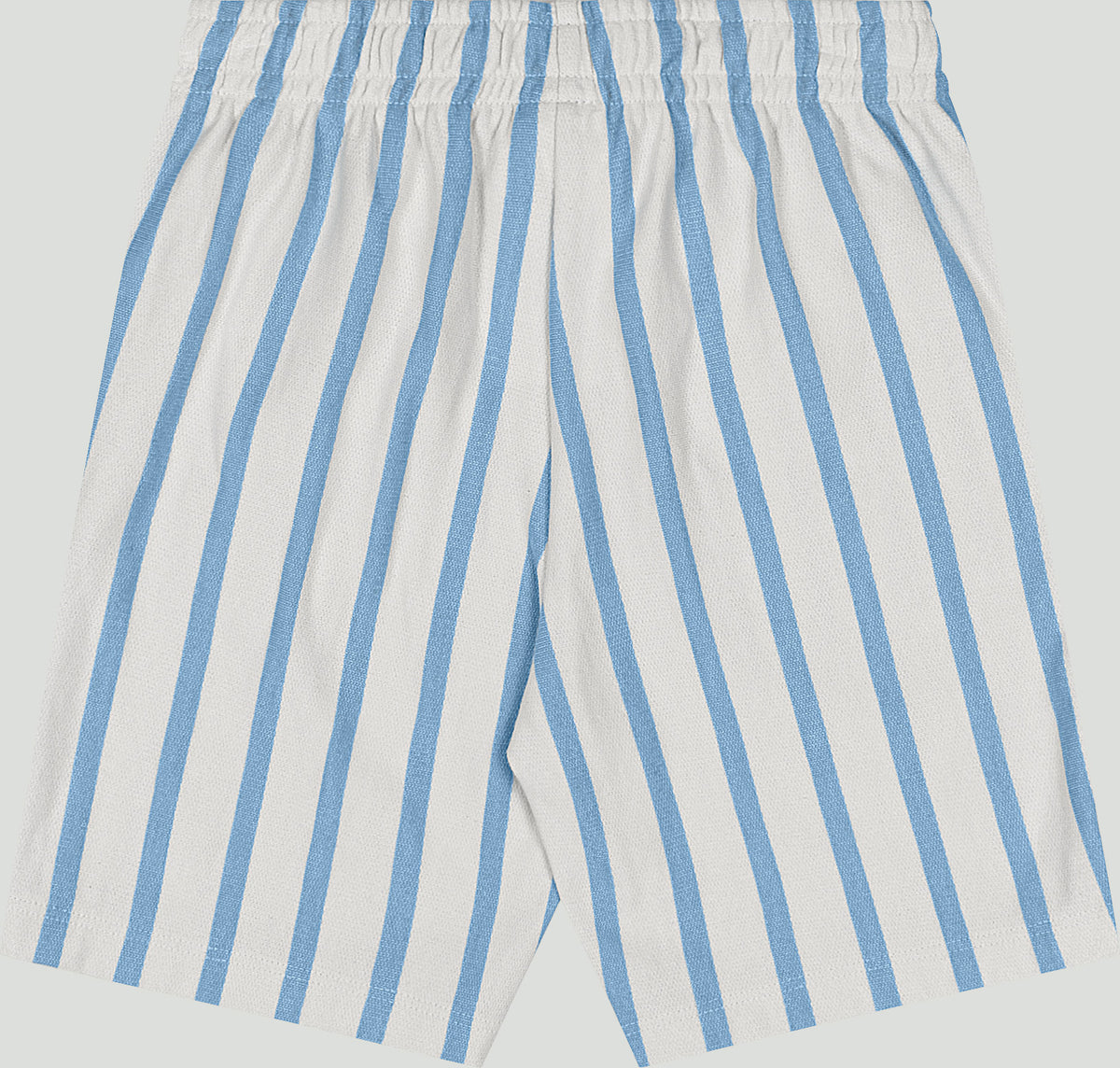 Set conjunto  camisa azul celeste short rayas niño Quimby 35170-144123