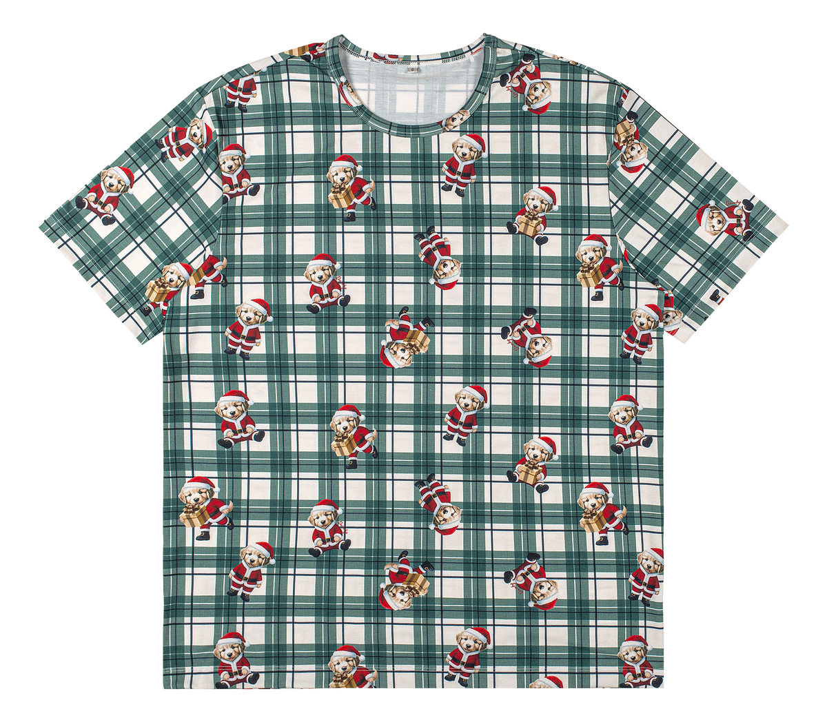 Set conjunto pijama navideña camisa short verde adulto hombre santa Quimby 35186-SB0874