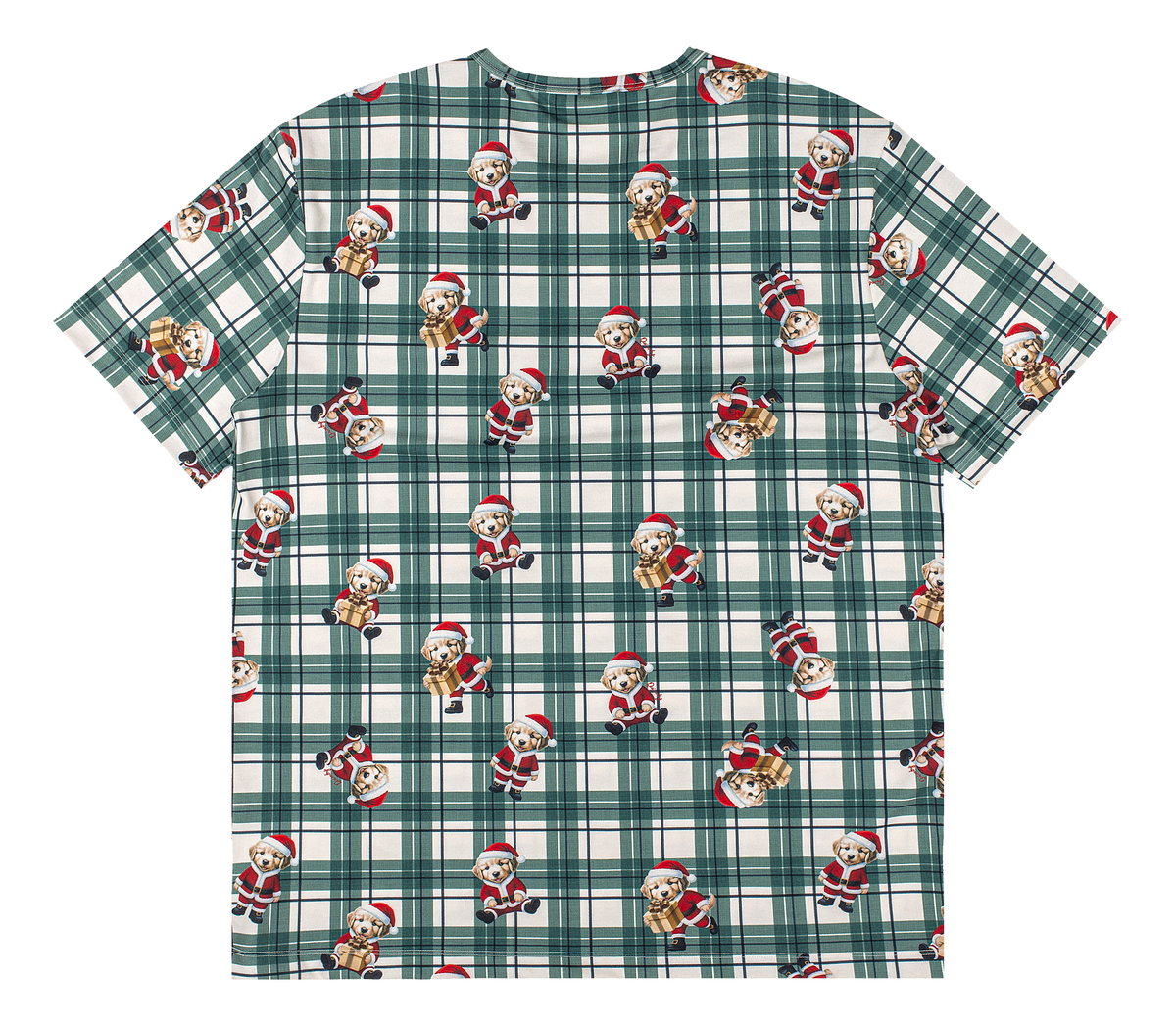 Set conjunto pijama navideña camisa short verde adulto hombre santa Quimby 35186-SB0874