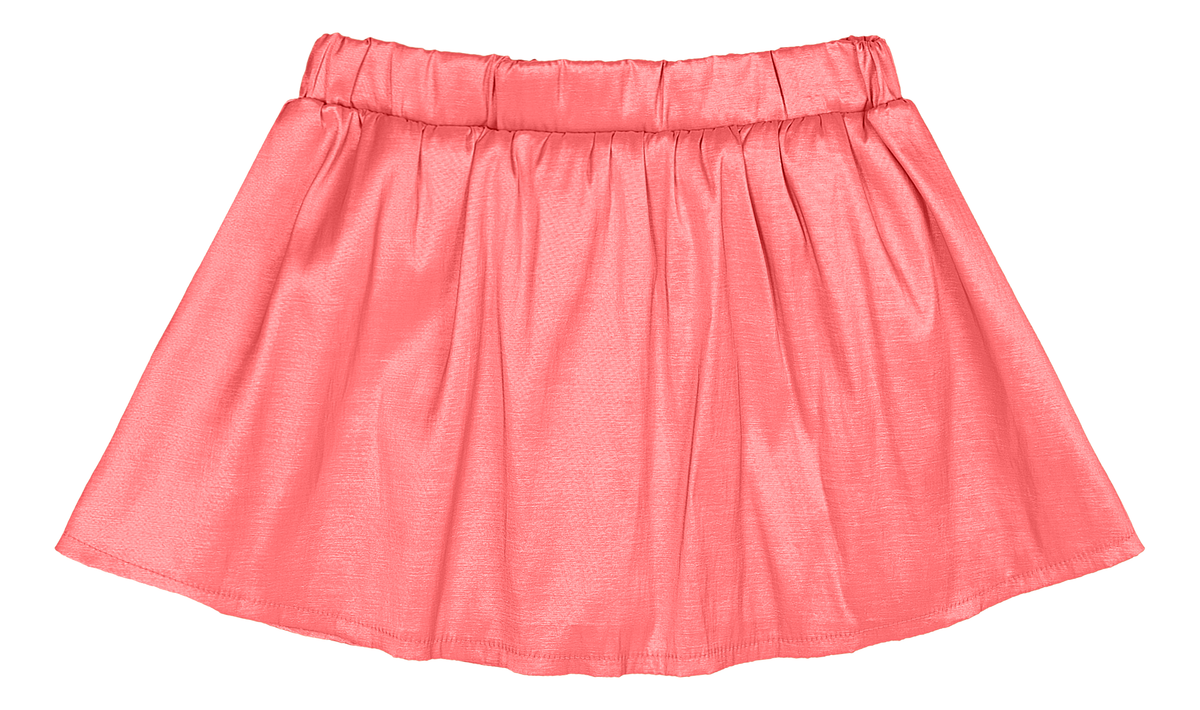 Set conjunto camisa blanca chongo rosado falda short tutu niña Quimby 35219-00101A