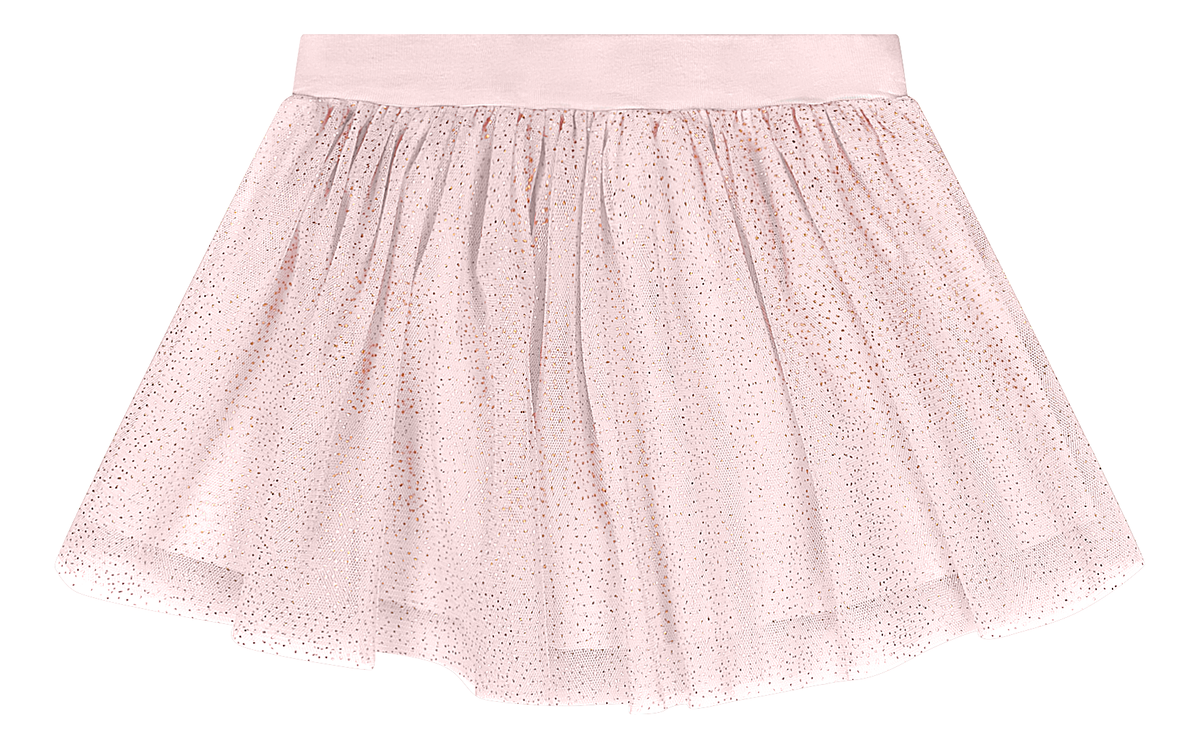 Set conjunto camisa blanca falda short rosada tutu niña Quimby 35238-000106