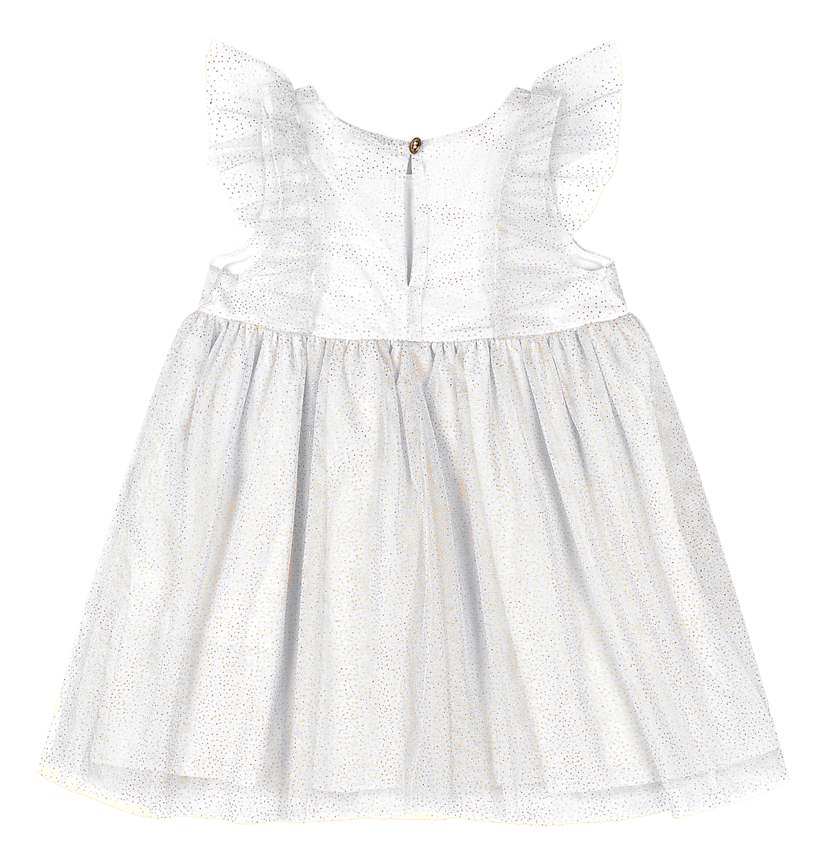Vestido blanco tutu gala bebe niña Quimby 35254-000101