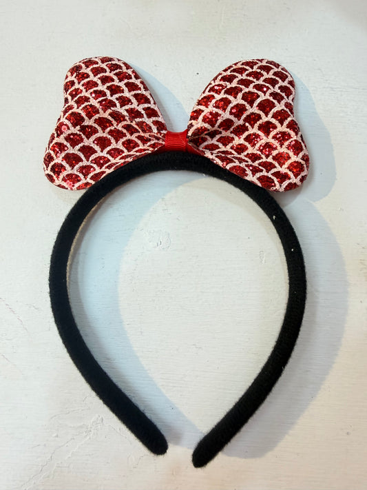 Diadema Vincha Minnie roja