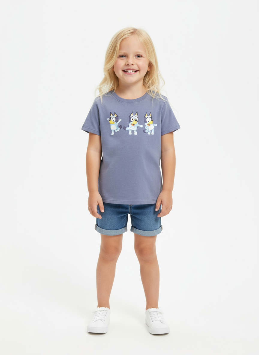 Camisa azul bluey Old navy niño niña
