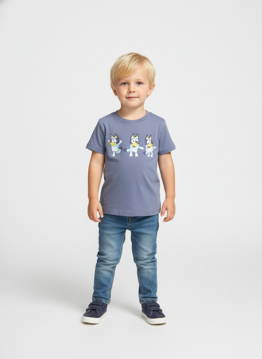 Camisa azul bluey Old navy niño niña