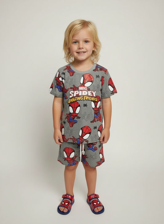 Set conjunto 2 piezas niño gris Spiderman M9-SPY-123N 590390