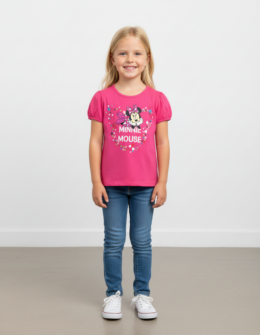 Camisa rosada niña Minnie Disney MM-2452 promo 3x1000