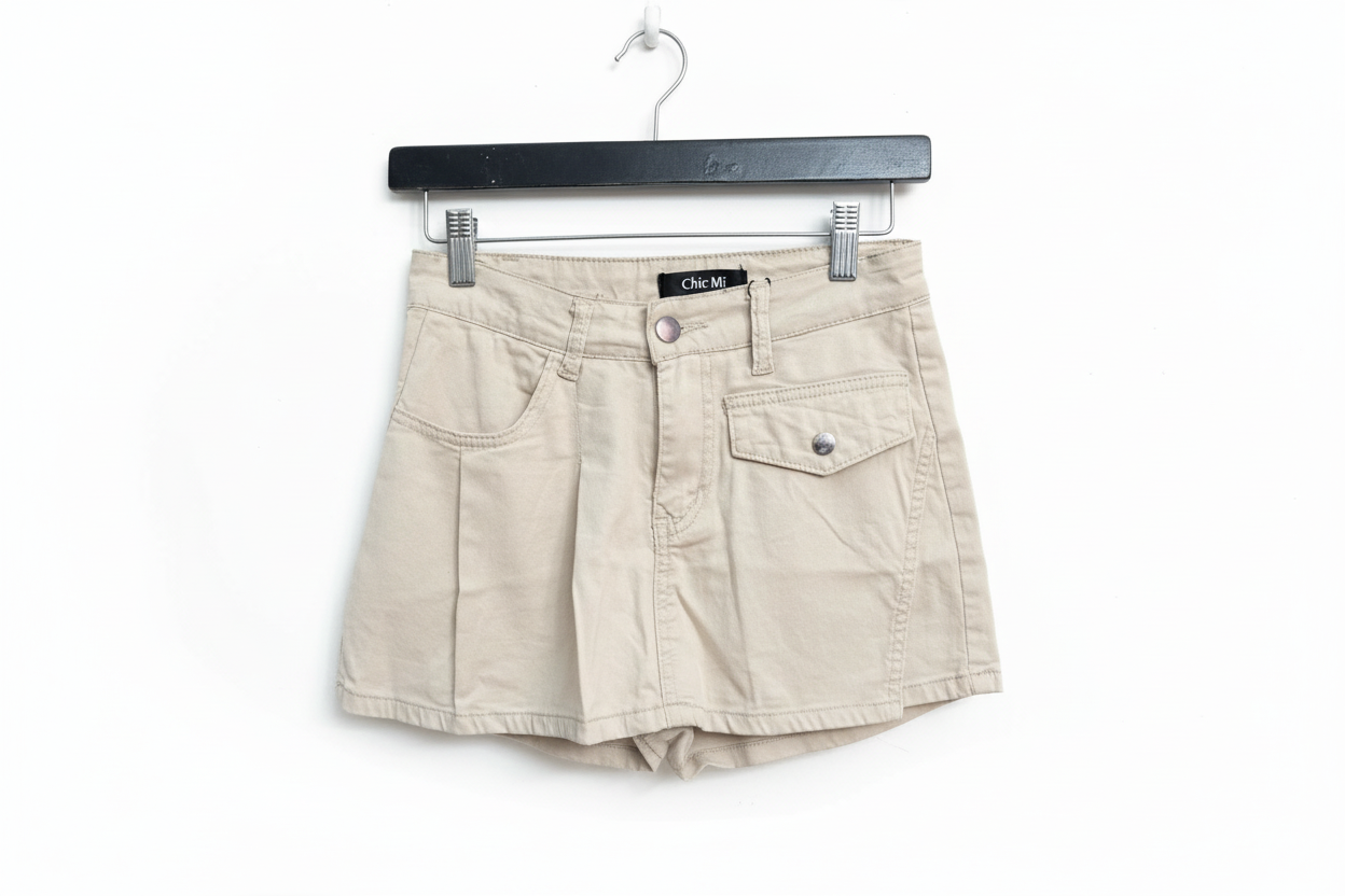 Falda short Beige Claro WS1202-3 490/380
