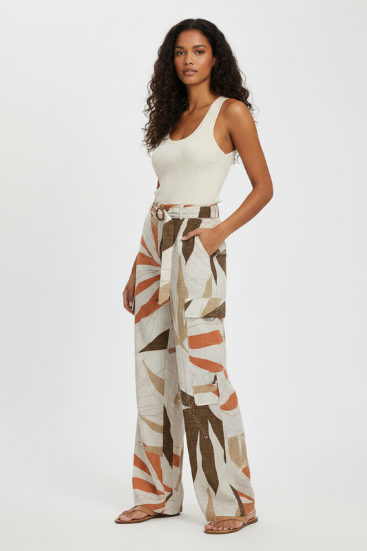Pantalón cargo  dama Intrigue beige IN3-2288 690590