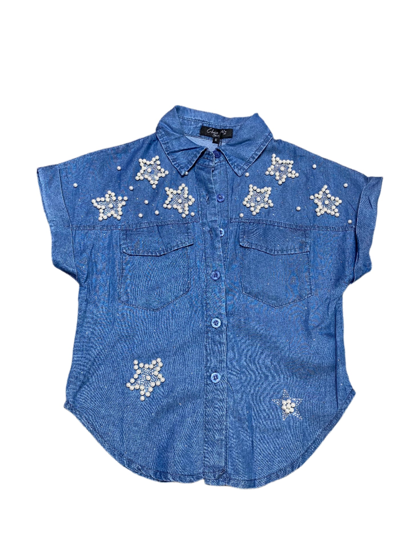 Camisa niña Azul Oscuro Chic mi CTG1188-22 590490