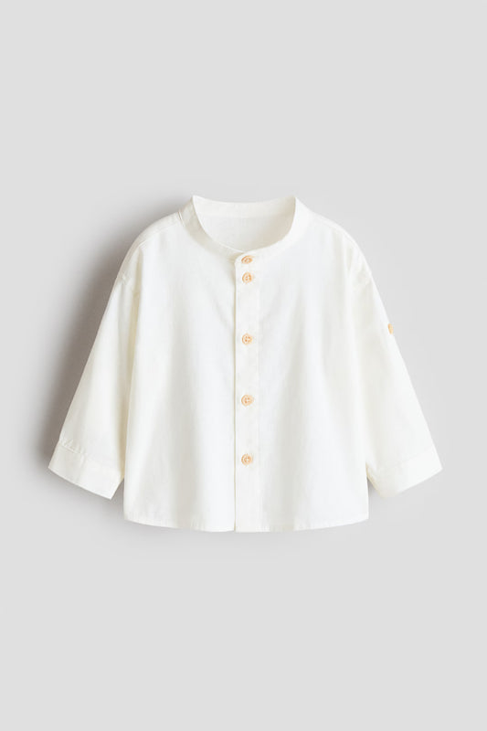 Camisa formal blanca bebe niño H&M 1320550002008