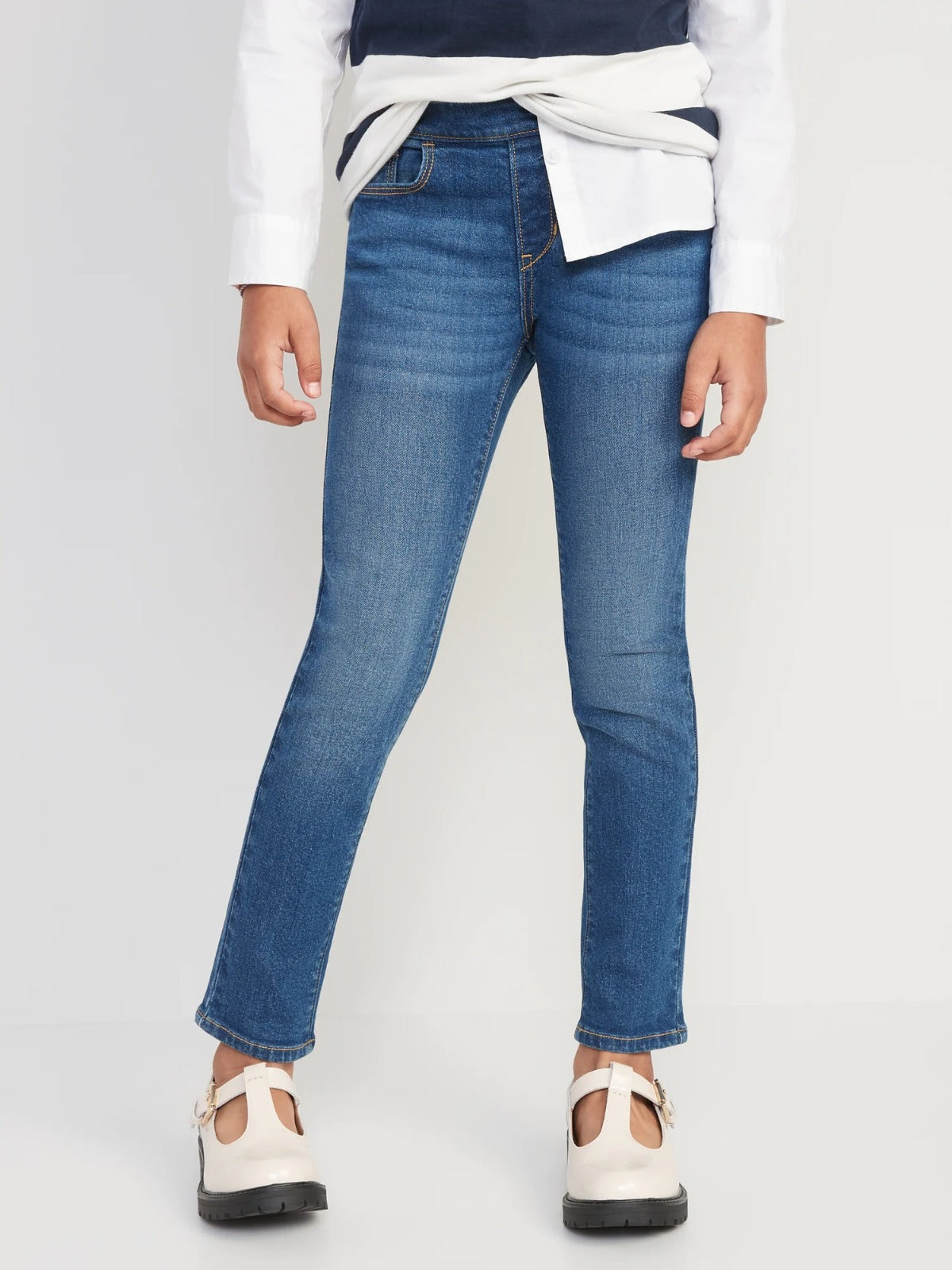 Pantalon Jeans jeggings azul Old azul claro navy niña 401159-01-1