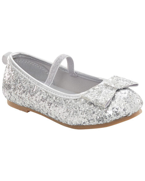 Zapatillas plateadas Carters  niña