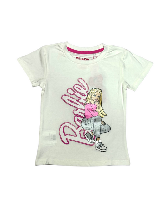 Camisa blanca niña Barbie Disney BA-90006