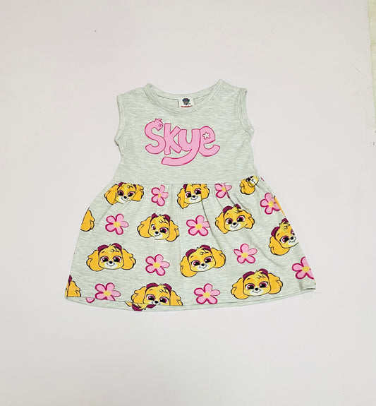 Vestido gris Skye paw patrol niña N10-PWG-102B