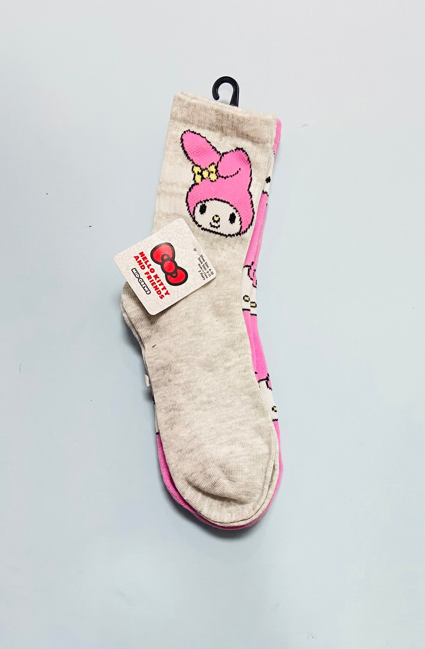 Set 2 Pares Calcetines Hello Kitty niña