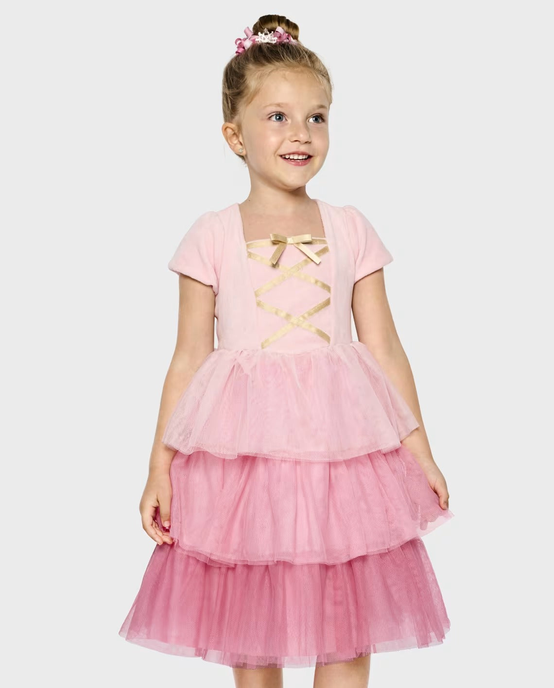 Vestido niña rosado princesa Gymboree 07269616