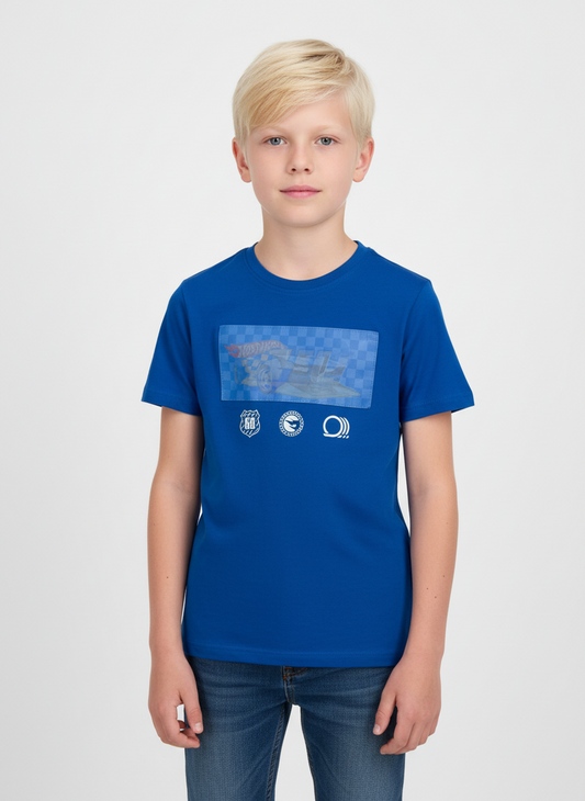 Camisa azul niño Hotwheels Disney HW-91424
