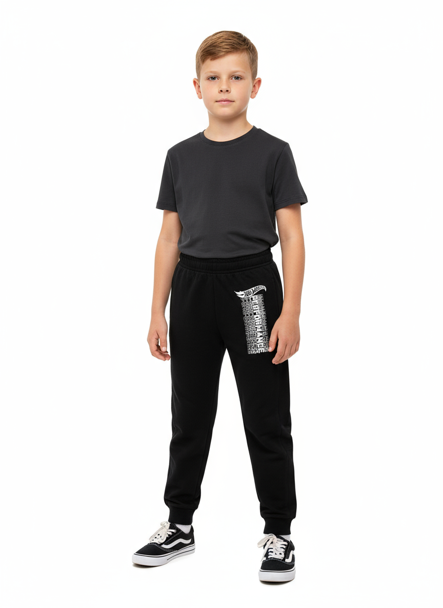 Pantalon jogger negro niño Hotwheels HW-91433 Disney