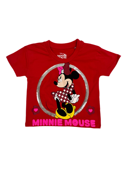 Camisa roja niña Minnie Disney MM-2638